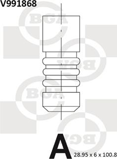 BGA V991868 - Egzoz valfi parts5.com