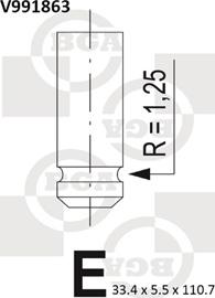 BGA V991863 - Sací ventil parts5.com