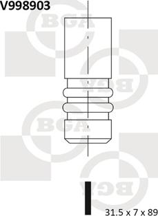 BGA V998903 - Supapa evacuare parts5.com