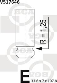 BGA V517646 - Auslassventil parts5.com