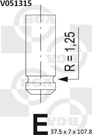 BGA V051315 - Einlassventil parts5.com