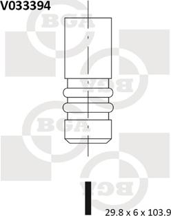 BGA V033394 - Supapa evacuare parts5.com