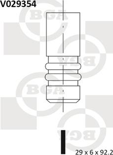 BGA V029354 - Supapa evacuare parts5.com