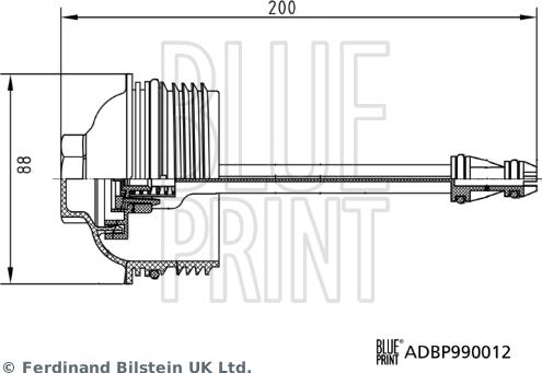 Blue Print ADBP990012 - Kate,õlifiltrikonsool parts5.com