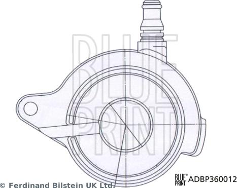 Blue Print ADBP360012 - Лагер помпа, съединител parts5.com