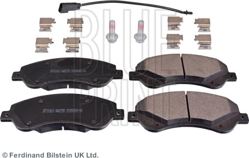 Blue Print ADF124219 - Set placute frana,frana disc parts5.com