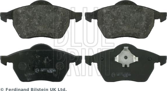 Blue Print ADF124235 - Komplet zavornih oblog, ploscne (kolutne) zavore parts5.com