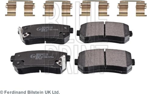 Blue Print ADG042119 - Set placute frana,frana disc parts5.com