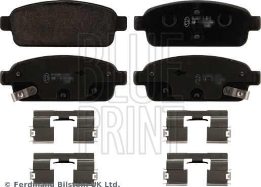 Blue Print ADG042123 - Sada brzdových platničiek kotúčovej brzdy parts5.com