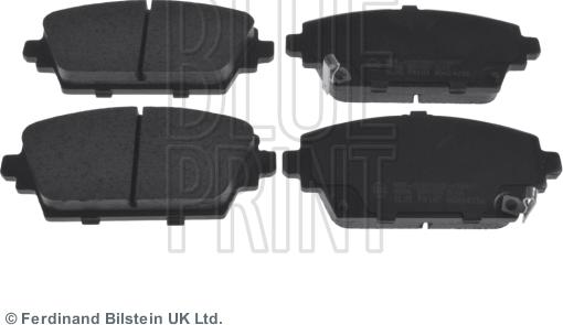 Blue Print ADH24256 - Brake Pad Set, disc brake parts5.com