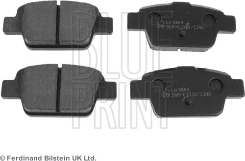 Blue Print ADL144204 - Brake Pad Set, disc brake parts5.com