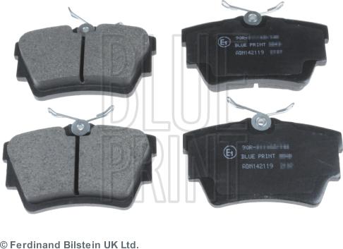 Blue Print ADN142119 - Komplet kočnih obloga, disk kočnica parts5.com