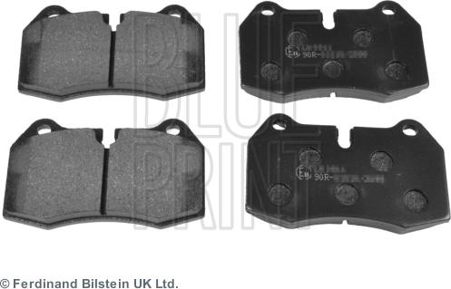 Blue Print ADN142124 - Set placute frana,frana disc parts5.com