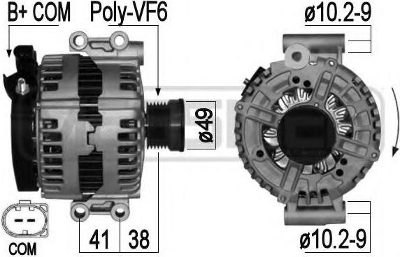 BMW 12317555926 - Alternador parts5.com