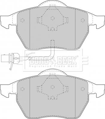 BOSCH 0 986 460 118 - Sada brzdových platničiek kotúčovej brzdy parts5.com