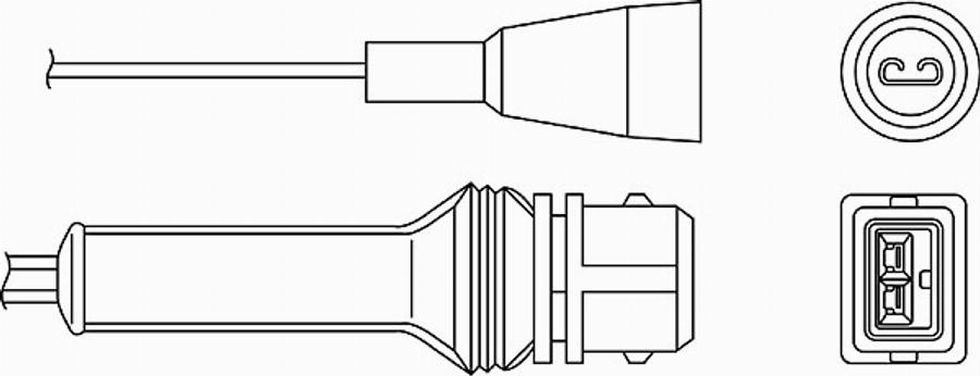 BorgWarner (BERU) 0 824 010 048 - Lambda Sensor parts5.com