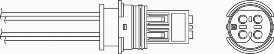 BorgWarner (BERU) 0 824 010 158 - Lambdatunnistin parts5.com