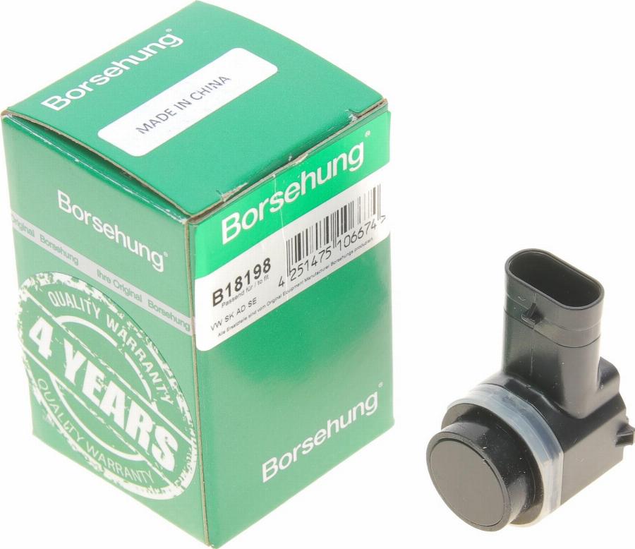 Borsehung B18198 - Sensor, auxiliar de aparcamiento parts5.com