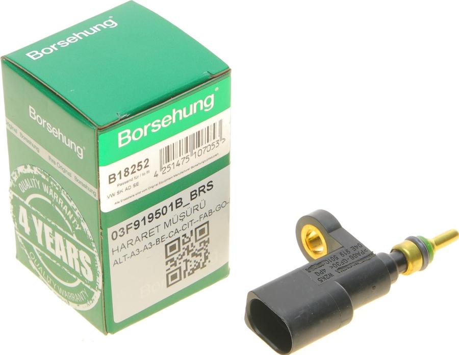 Borsehung B18252 - Sensor, temperatura del refrigerante parts5.com