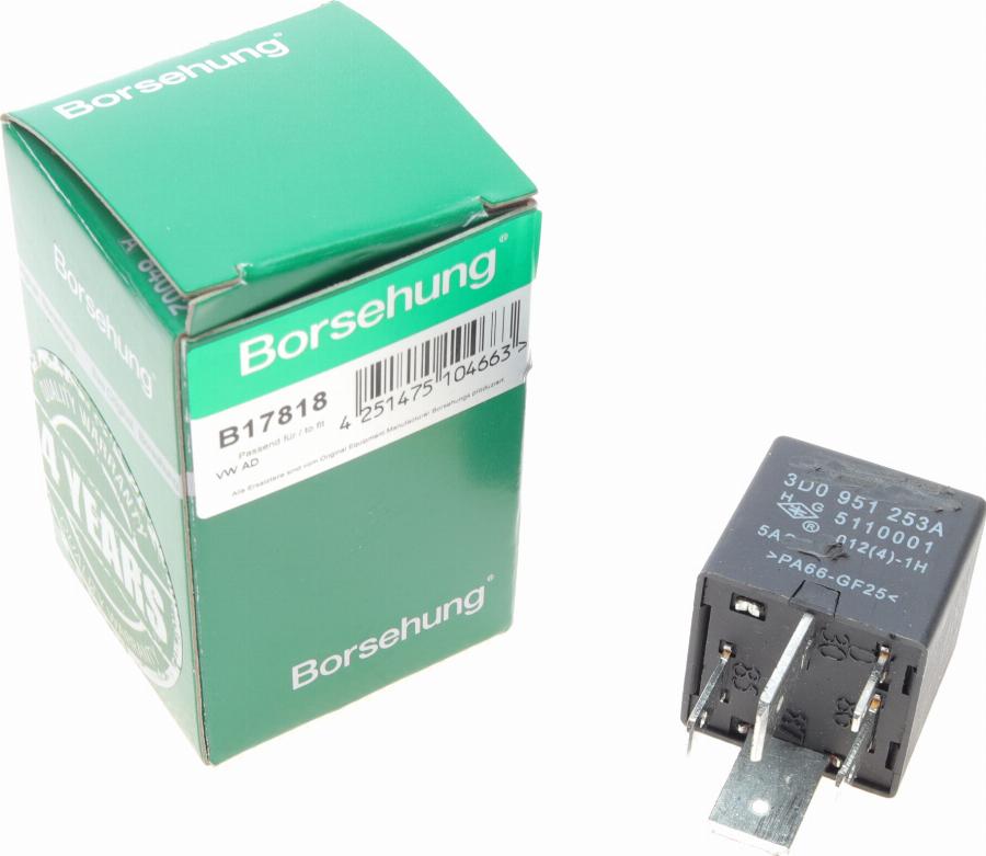 Borsehung B17818 - Multifunctional Relay parts5.com