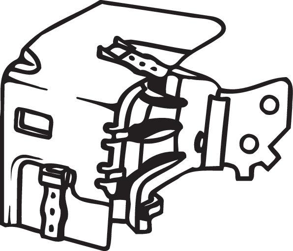 Bosal 255-204 - Uchwyt, system wydechowy parts5.com