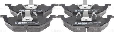 BOSCH 0 986 494 925 - Komplet pločica, disk-kočnica parts5.com