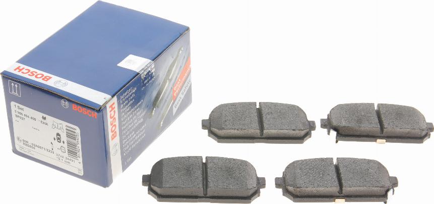 BOSCH 0 986 494 400 - Juego de pastillas de freno parts5.com