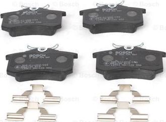 BOSCH 0 986 494 597 - Bremsbelagsatz, Scheibenbremse parts5.com