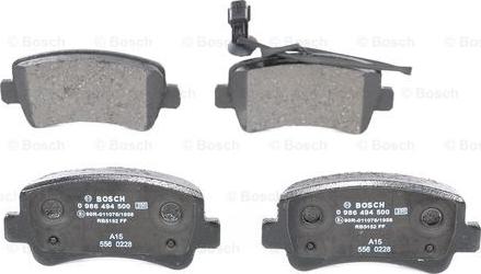 BOSCH 0 986 494 500 - Jarrupala, levyjarru parts5.com