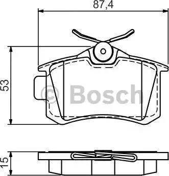 Remsa 0263.15 - Bremsbelagsatz, Scheibenbremse parts5.com