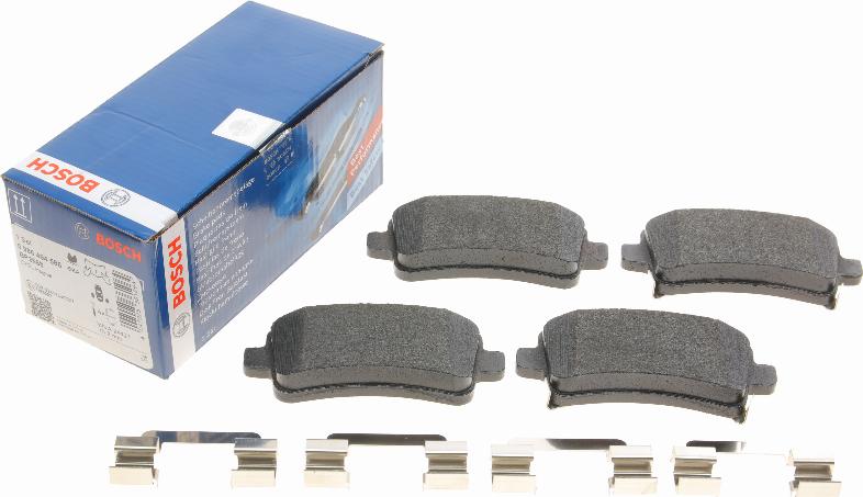 BOSCH 0 986 494 586 - Juego de pastillas de freno parts5.com