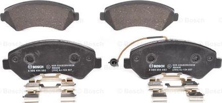 BOSCH 0 986 494 580 - Set placute frana,frana disc parts5.com