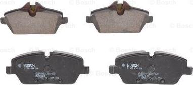 BOSCH 0 986 494 588 - Juego de pastillas de freno parts5.com