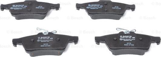 BOSCH 0 986 494 528 - Brake Pad Set, disc brake parts5.com