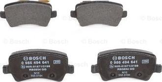 BOSCH 0 986 494 641 - Set placute frana,frana disc parts5.com