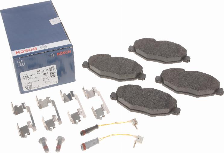 BOSCH 0 986 494 647 - Bremsbelagsatz, Scheibenbremse parts5.com