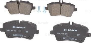 BOSCH 0 986 494 607 - Brake Pad Set, disc brake parts5.com