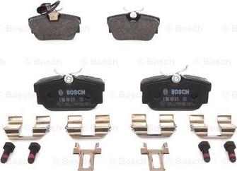 BOSCH 0 986 494 619 - Σετ τακάκια, δισκόφρενα parts5.com