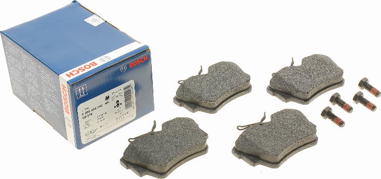 BOSCH 0 986 494 040 - Komplet kočnih obloga, disk kočnica parts5.com