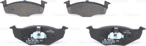 BOSCH 0 986 494 005 - Brake Pad Set, disc brake parts5.com