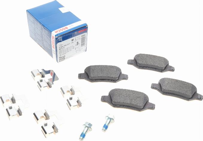 BOSCH 0 986 494 023 - Komplet pločica, disk-kočnica parts5.com