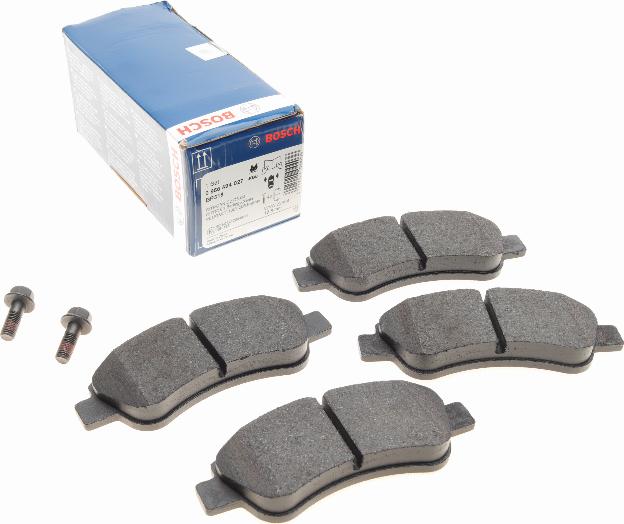 BOSCH 0 986 494 027 - Komplet kočnih obloga, disk kočnica parts5.com