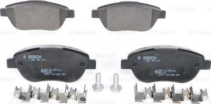 BOSCH 0 986 494 074 - Komplet kočnih obloga, disk kočnica parts5.com