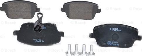 BOSCH 0 986 494 105 - Sada brzdových platničiek kotúčovej brzdy parts5.com