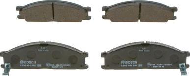 BOSCH 0 986 494 848 - Brake Pad Set, disc brake parts5.com