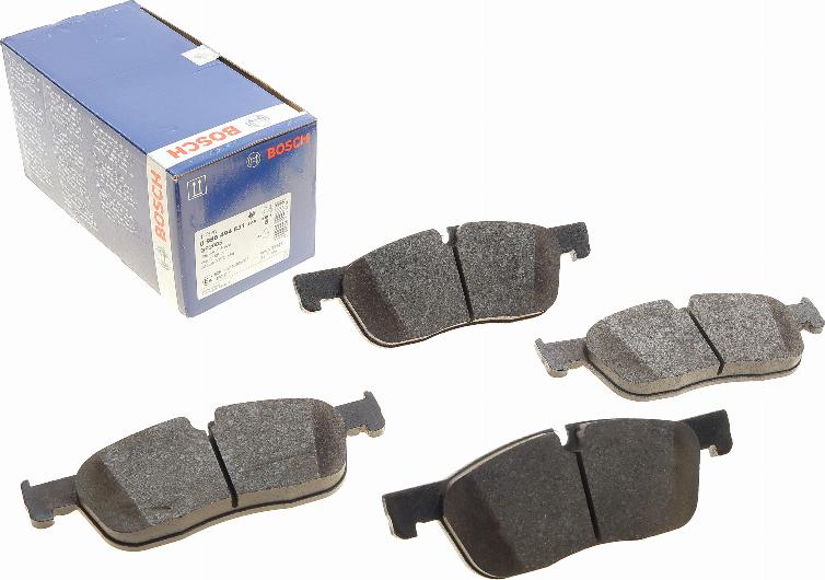 BOSCH 0 986 494 831 - Komplet pločica, disk-kočnica parts5.com