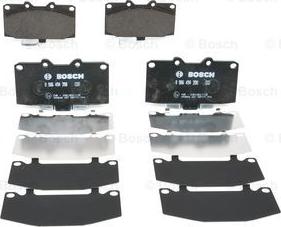 BOSCH 0 986 494 398 - Juego de pastillas de freno parts5.com