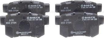 BOSCH 0 986 494 358 - Set placute frana,frana disc parts5.com