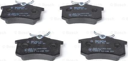 BOSCH 0 986 494 387 - Zestaw klocków hamulcowych, hamulce tarczowe parts5.com