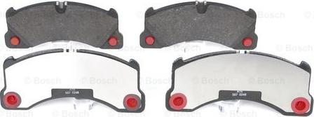 BOSCH 0 986 494 206 - Brake Pad Set, disc brake parts5.com